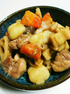 鶏肉と根菜の煮っ転がし-レシピのメイン写真