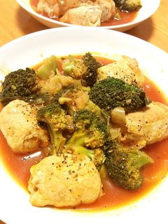 ローリエが効く肉巻豆腐のトマトスープ-レシピのメイン写真