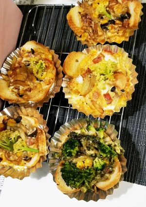 カチカチフランスパンでキッシュ-レシピのメイン写真