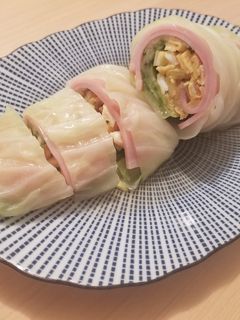 さっぱりキャベツの手巻き酢の物-レシピのメイン写真