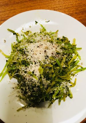 ベジパスタ・ブロッコリーの茎ジェノベーゼ-レシピのメイン写真