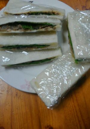 新感覚!サバ醤油缶サンド!!-レシピのメイン写真