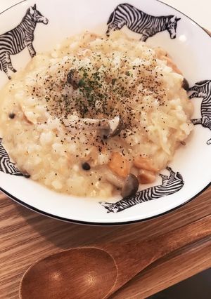 鮭としめじのクリームリゾット☆-レシピのメイン写真