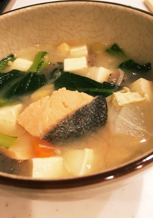 我が家の石狩汁（豚汁の鮭バージョン♪）-レシピのメイン写真