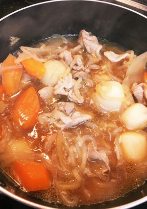 肉じゃが風肉里芋煮-レシピのメイン写真