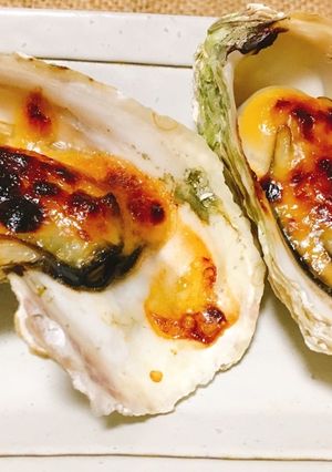 殻付き牡蠣の味噌マヨ焼き-レシピのメイン写真