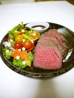 トースターde簡単☆ローストビーフ♪-レシピのメイン写真