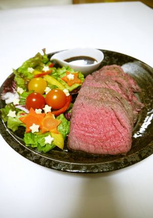 トースターde簡単☆ローストビーフ♪-レシピのメイン写真