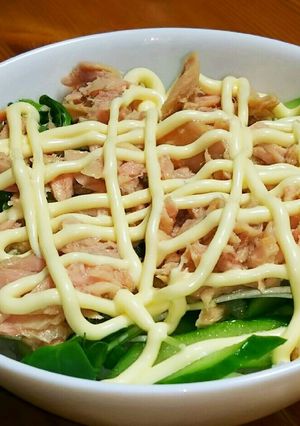 朝からヘルシー！速攻で作れるツナ丼-レシピのメイン写真
