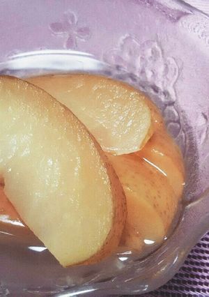 ポリ袋で介護食♥りんごのコンポート-レシピのメイン写真