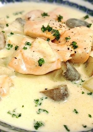 鮭の濃いクリーム煮♡-レシピのメイン写真