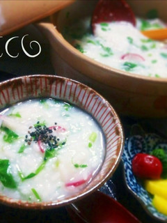 簡単!お餅入りでトロトロな七草粥♪-レシピのメイン写真
