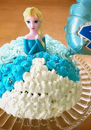 エルサのドレスケーキ-レシピのメイン写真