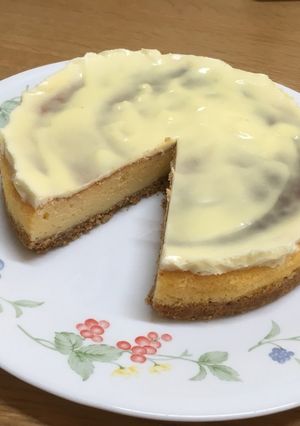 クリスマスにはニューヨークチーズケーキを-レシピのメイン写真