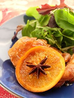 〈くらし薬膳〉オレンジと八角の照焼チキン-レシピのメイン写真