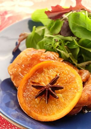 〈くらし薬膳〉オレンジと八角の照焼チキン-レシピのメイン写真