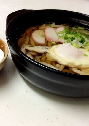 1人ランチにあるもので〜鍋焼きうどん-レシピのメイン写真