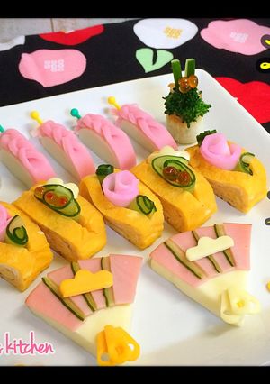 冷蔵庫にあるもので作ったお正月プチデコ-レシピのメイン写真