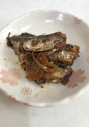 【お弁当】圧力鍋で骨ごと食べる真鰯生姜煮-レシピのメイン写真