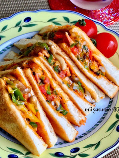 ホットサンド風ピザサンド-レシピのメイン写真