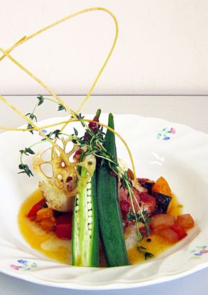 鱈の生ハム包焼きと相馬産野菜のラタトゥユ-レシピのメイン写真