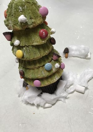 子供と作る！簡単ツリーケーキ-レシピのメイン写真