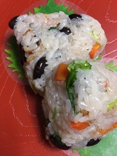 黒豆三色ご飯-レシピのメイン写真
