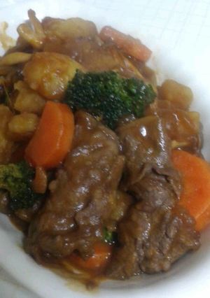 フライパンDE☆肉巻き ビーフシチュー-レシピのメイン写真