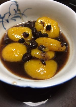 かぼちゃ団子のお汁粉-レシピのメイン写真