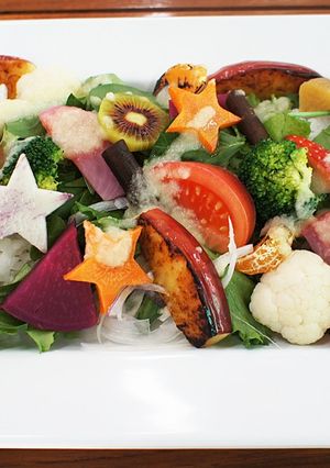 冬野菜のボリューム満点!サラダちらし寿司-レシピのメイン写真