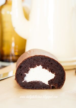 小麦粉なしチョコロールケーキ-レシピのメイン写真