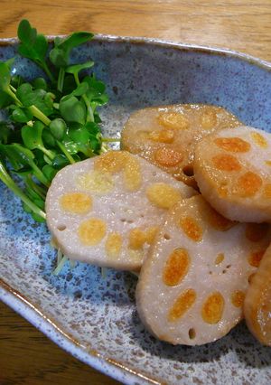 明太子ポテトれんこん☆バター醤油焼き-レシピのメイン写真
