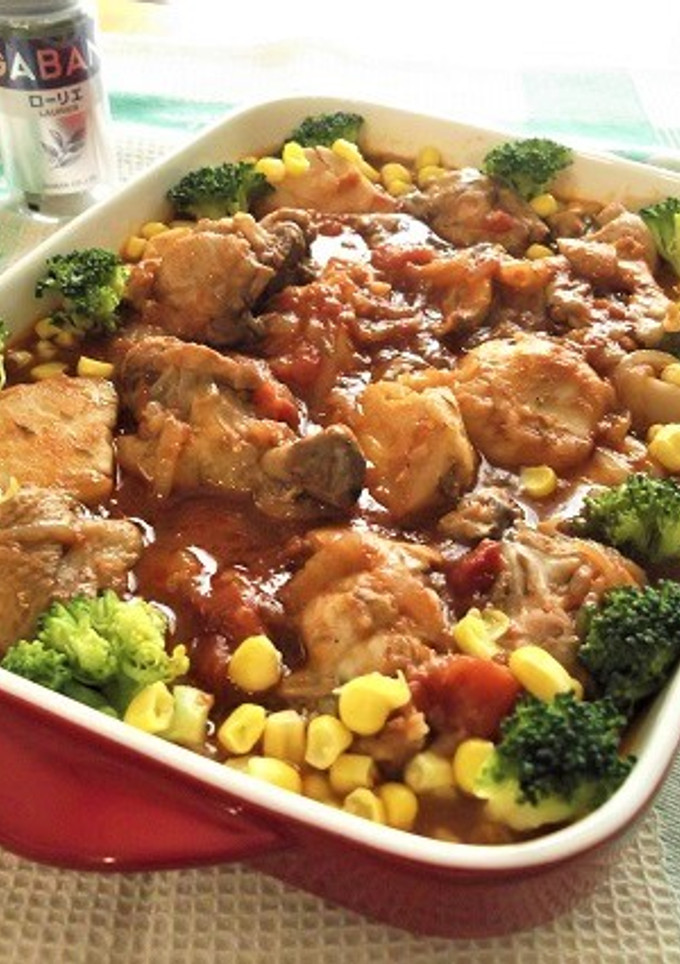 カレー風味　手羽元と里芋のトマト煮-レシピのメイン写真