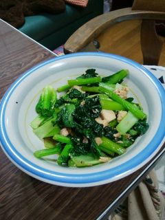 低糖質ちぢみゆきなのツナバター炒め-レシピのメイン写真