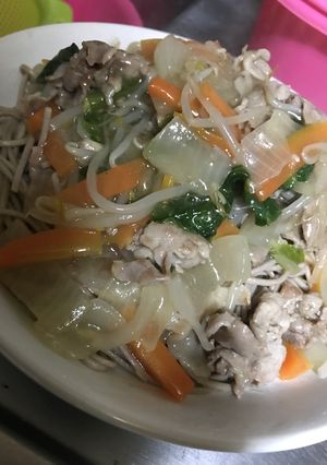 そば あんかけ！皿うどんのなりすまし！-レシピのメイン写真