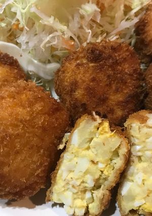 めちゃうま♪ゆで卵を刻んで！卵のコロッケ-レシピのメイン写真