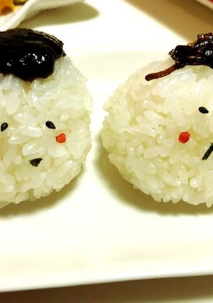 可愛いキャラ弁♡おにぎり-レシピのメイン写真