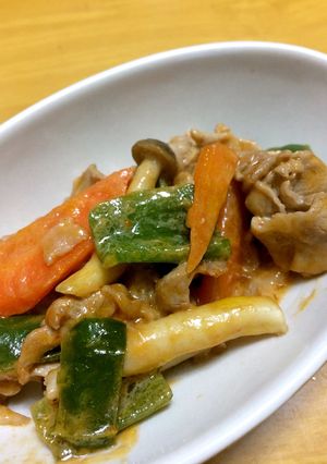 ☆豚薄切り肉のピリ辛オーロラソース炒め☆-レシピのメイン写真