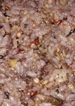 濃厚十六穀の天津甘栗炊き込みご飯-レシピのメイン写真
