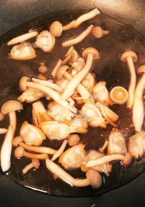 超簡単 甘酢あんかけ(きのこ＆貝類入り)-レシピのメイン写真