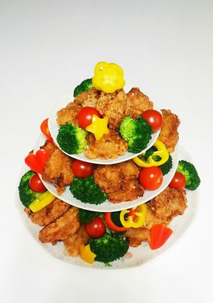 X'masに☆カリカリ焼き肉のたれ唐揚げ-レシピのメイン写真