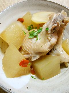 手羽元と冬瓜のスープ煮-レシピのメイン写真