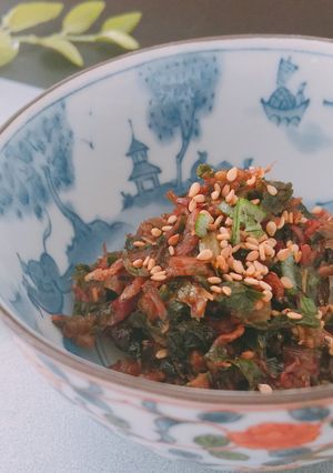 大根の葉っぱとじゃこの炒め物-レシピのメイン写真
