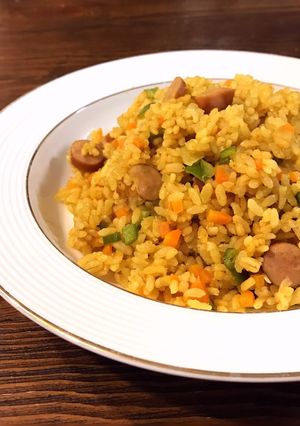 良い香り〜♡炊飯器で簡単カレーピラフ-レシピのメイン写真