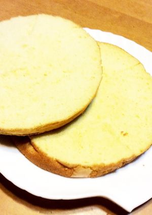大きなスポンジケーキ-レシピのメイン写真