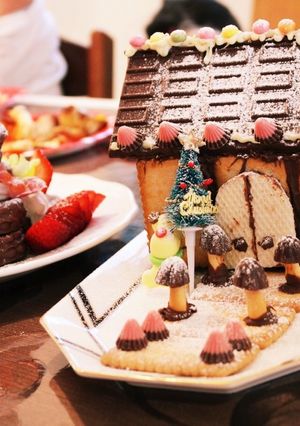 簡単かわいいクリスマスはお菓子の家で-レシピのメイン写真