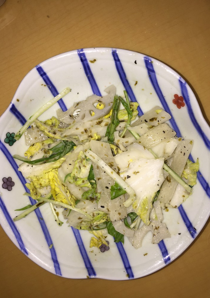 白菜と大根ののりマヨサラダ-レシピのメイン写真