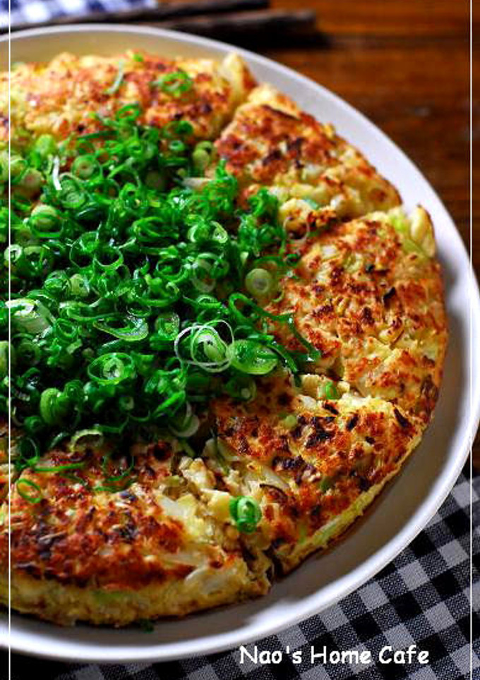お豆腐とキャベツのお好み焼き風-レシピのメイン写真