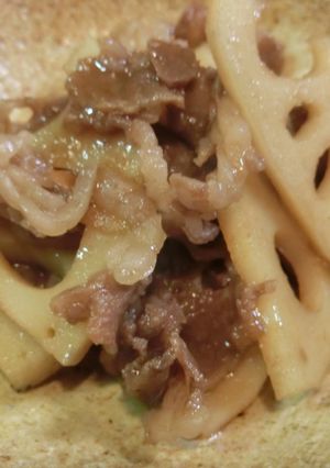レンコンと牛肉のしぐれ煮-レシピのメイン写真