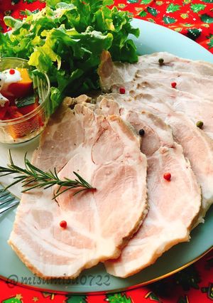 簡単放置料理！茹で豚でロースハム-レシピのメイン写真